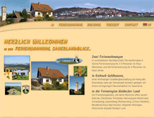 Tablet Screenshot of ferienwohnung-sauerlandblick.de